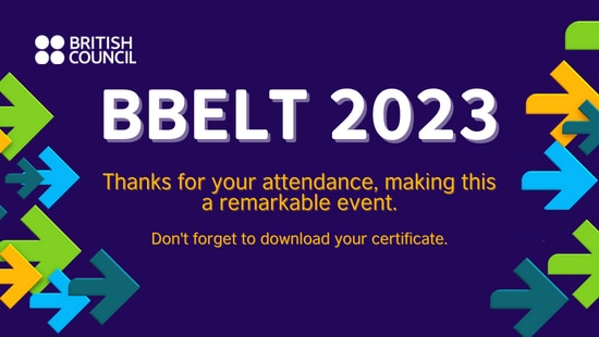 Bbelt 2023 Moving Forward Learning Together British Council